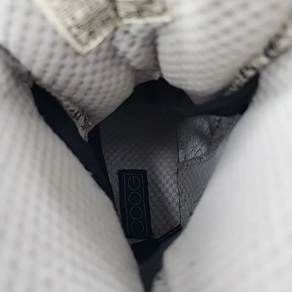 Coogi CW1247 High-Top Sneakers White Black Snakeskin Logo Crest Size 6 - Picture 8 of 10